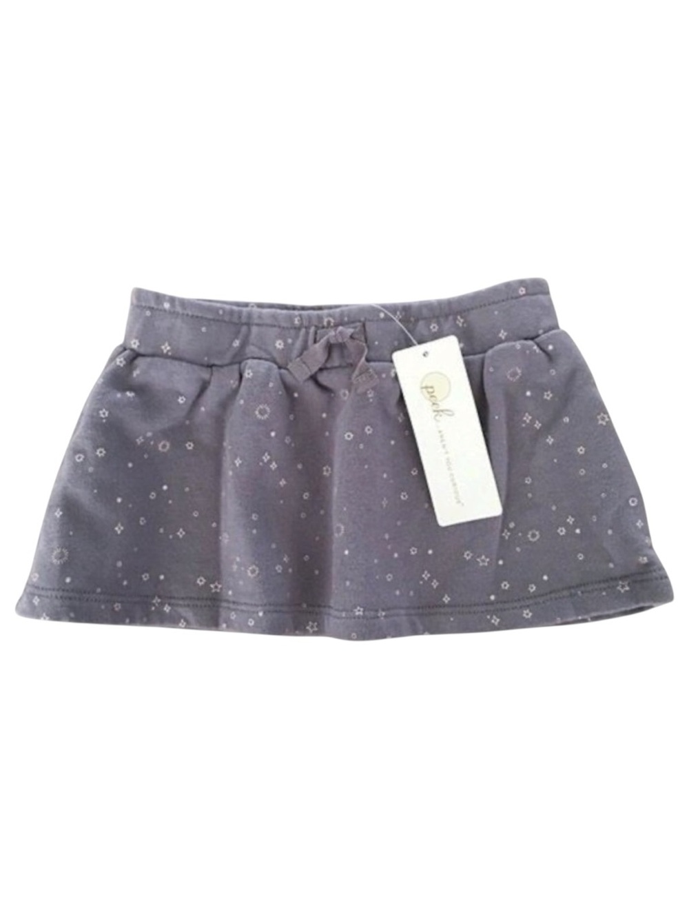 Peek Toddler Girls Star Print Skirt Purple/Gray Size 3T